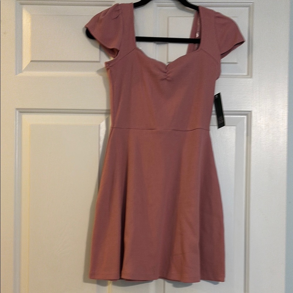 Wild Fable Pink Fit and Flare Mini Dress